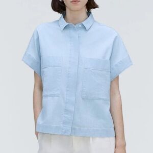 Everlane The Short Sleeve Box Shirt size 6